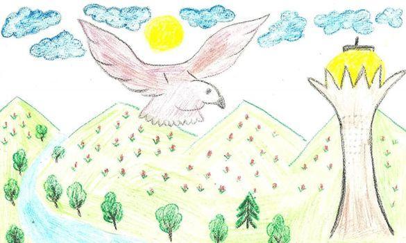 Шымырлык и мастерство ученики рисовали по темам ′′ Природа ", ′′ Праздник Наурыз ", ′′ Мой город Алматы!"